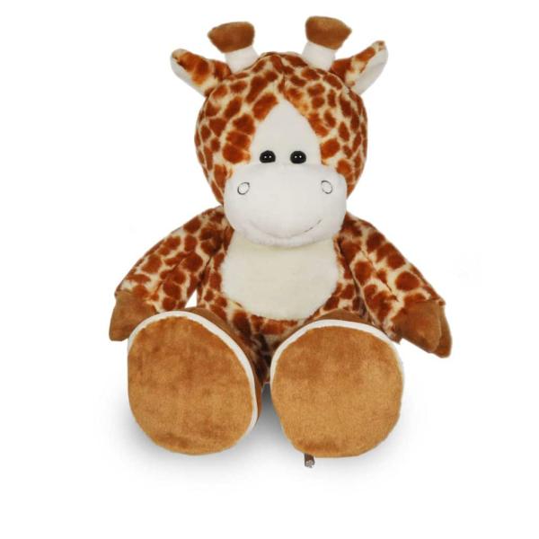 knuffel met borduring op de buik of voetjes